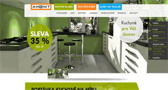 Desktop Screenshot of kuchyne-amonit.cz